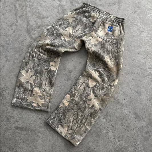 ENXO – Y2K Camo Baggy Sweatpants | Unisex Oversized Streetwear, Hip Hop High Street Style
