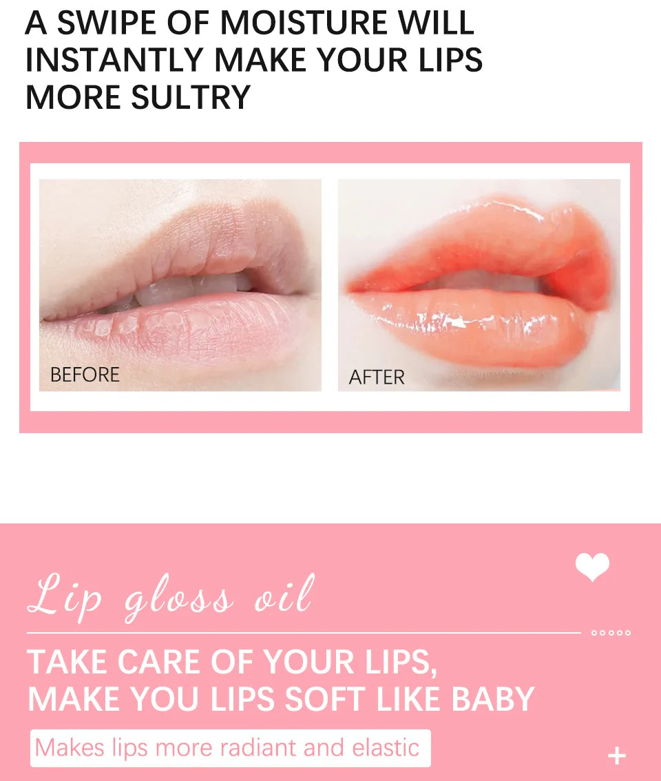 Lip Balm Original Lip Oil Gloss Care of the Lips Benetitnt for Lips Plumping Exfoliating Pink Plumping Gloss Oil
