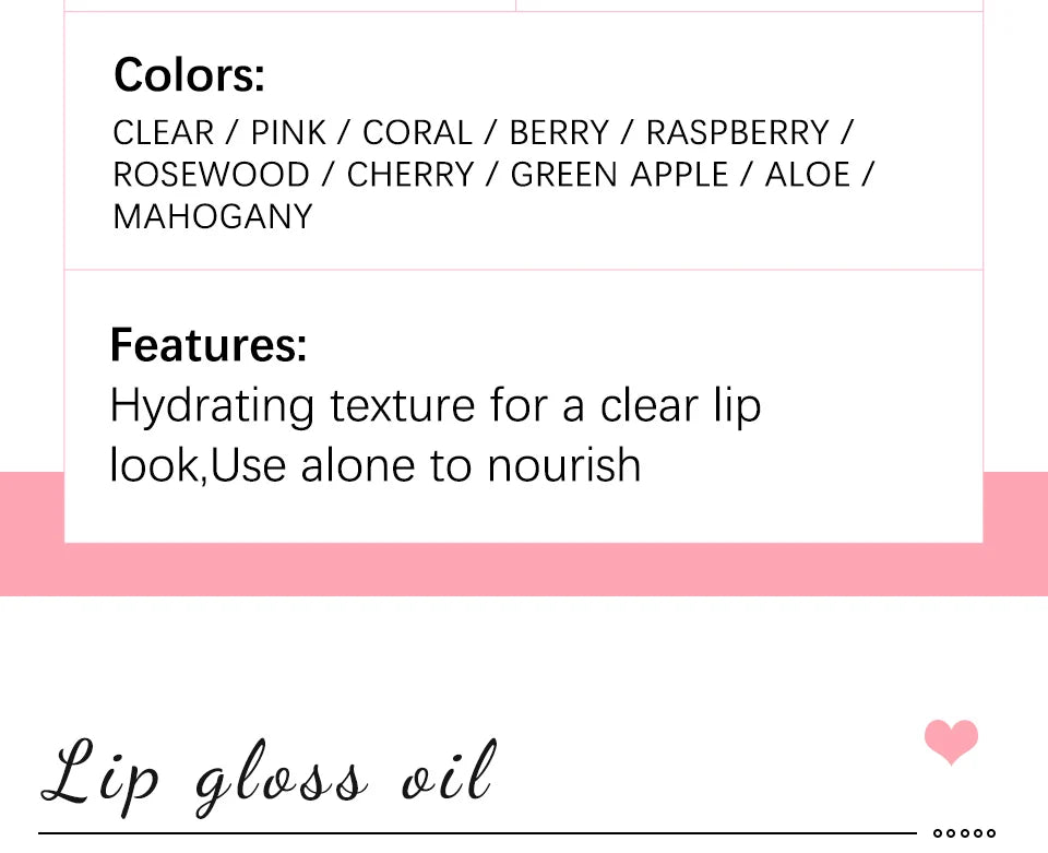 Lip Balm Original Lip Oil Gloss Care of the Lips Benetitnt for Lips Plumping Exfoliating Pink Plumping Gloss Oil