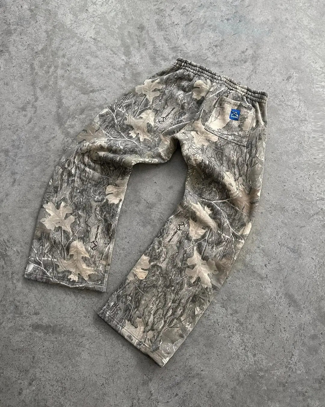 ENXO – Y2K Camo Baggy Sweatpants | Unisex Oversized Streetwear, Hip Hop High Street Style
