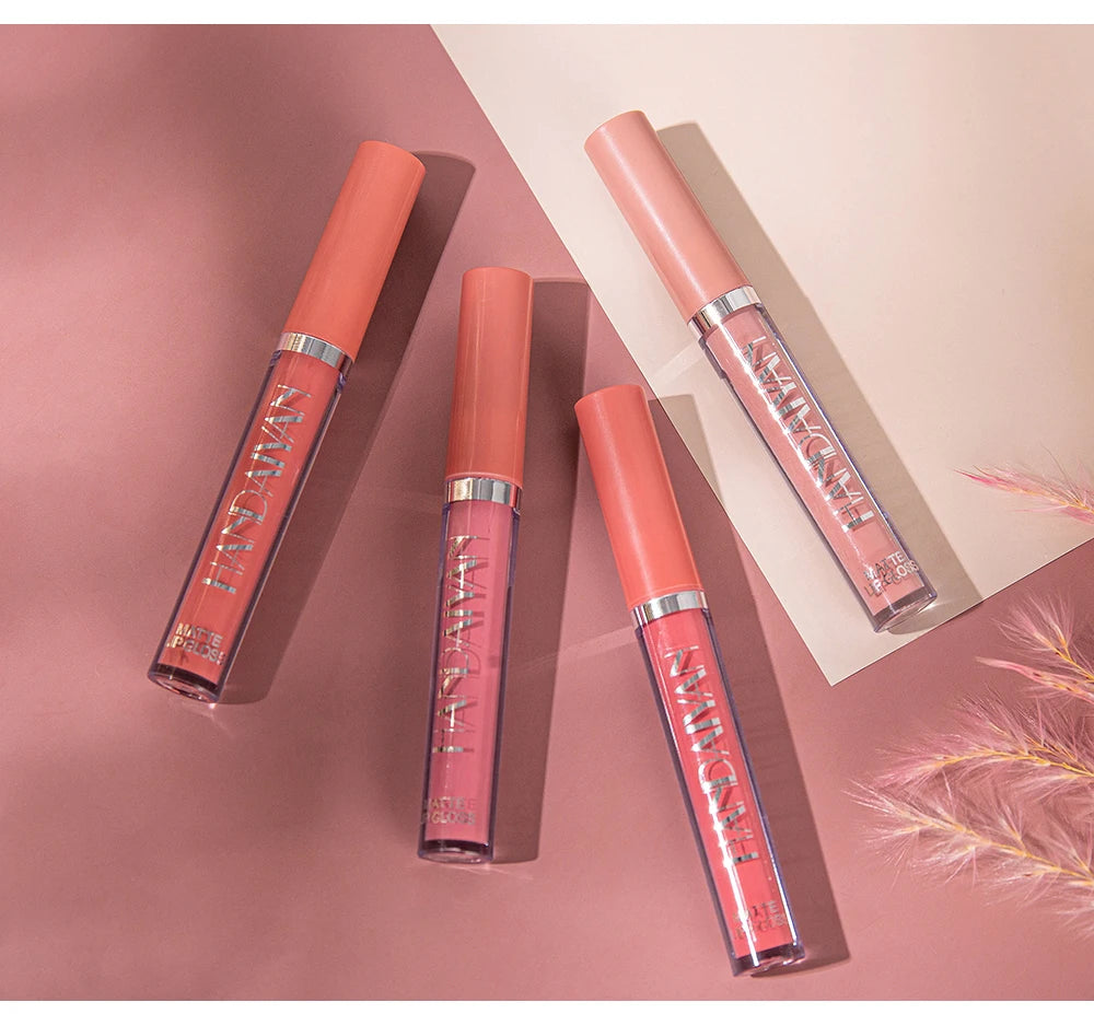 ENXO – HANDAIYAN 6-Piece Matte Liquid Lipstick Set | Long-Lasting, Non-Stick, Fade-Resistant Gift Box