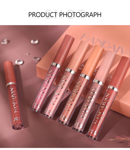 ENXO – HANDAIYAN 6-Piece Matte Liquid Lipstick Set | Long-Lasting, Non-Stick, Fade-Resistant Gift Box